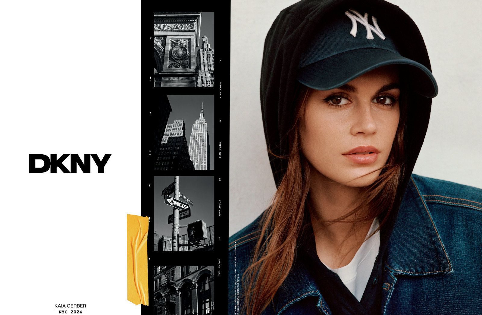 DKNY x Kaia Gerber: Exciting Spring 2024 Ad Campaign!