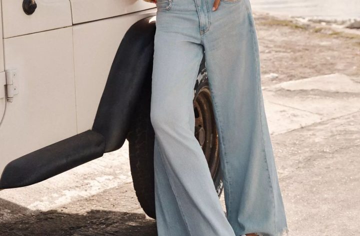 wide-leg jeans