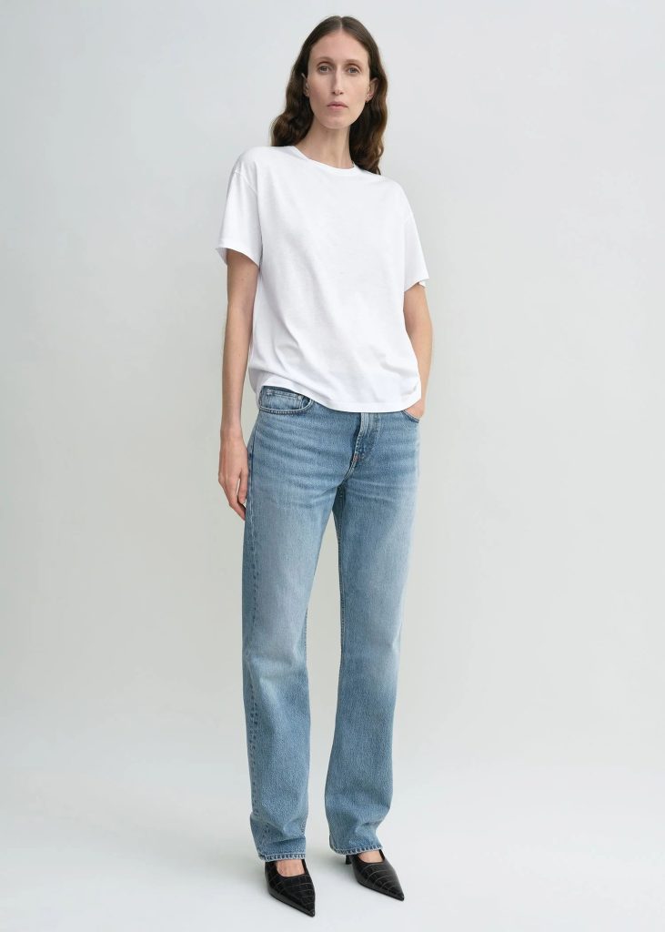 low-rise jeans