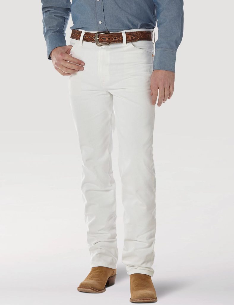 white jeans
