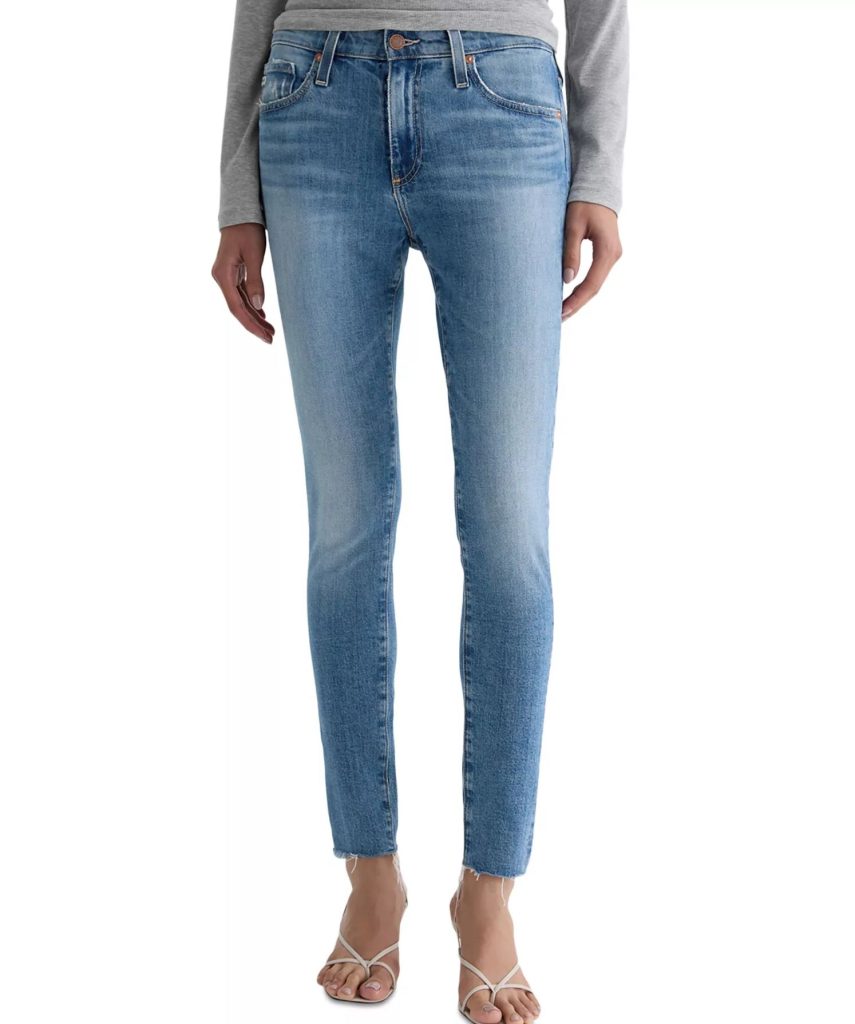 mid-rise jeans