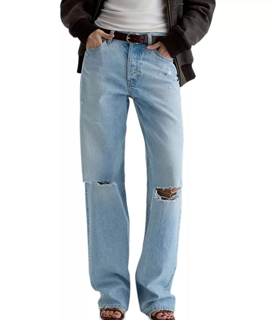 straight leg jeans