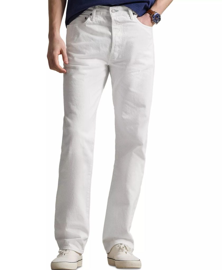 white jeans