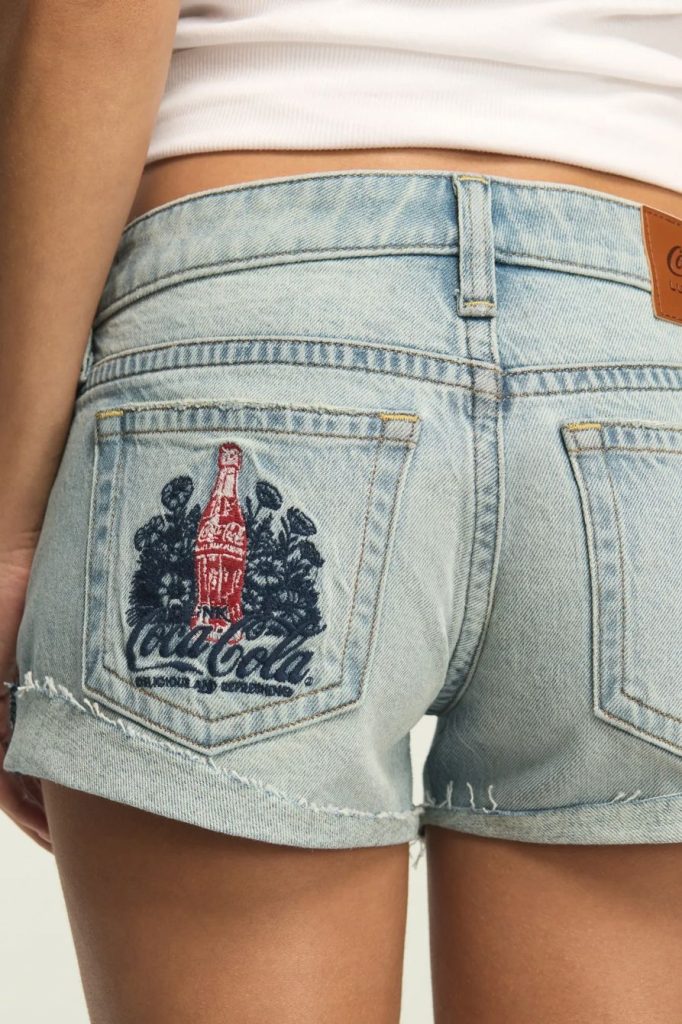 denim shorts