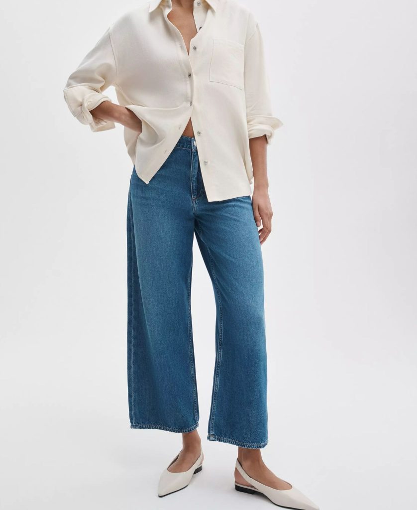 cropped jeans