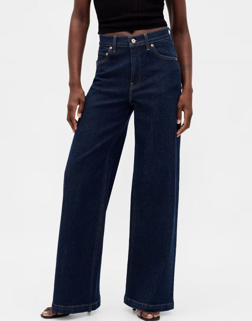 wide-leg jeans