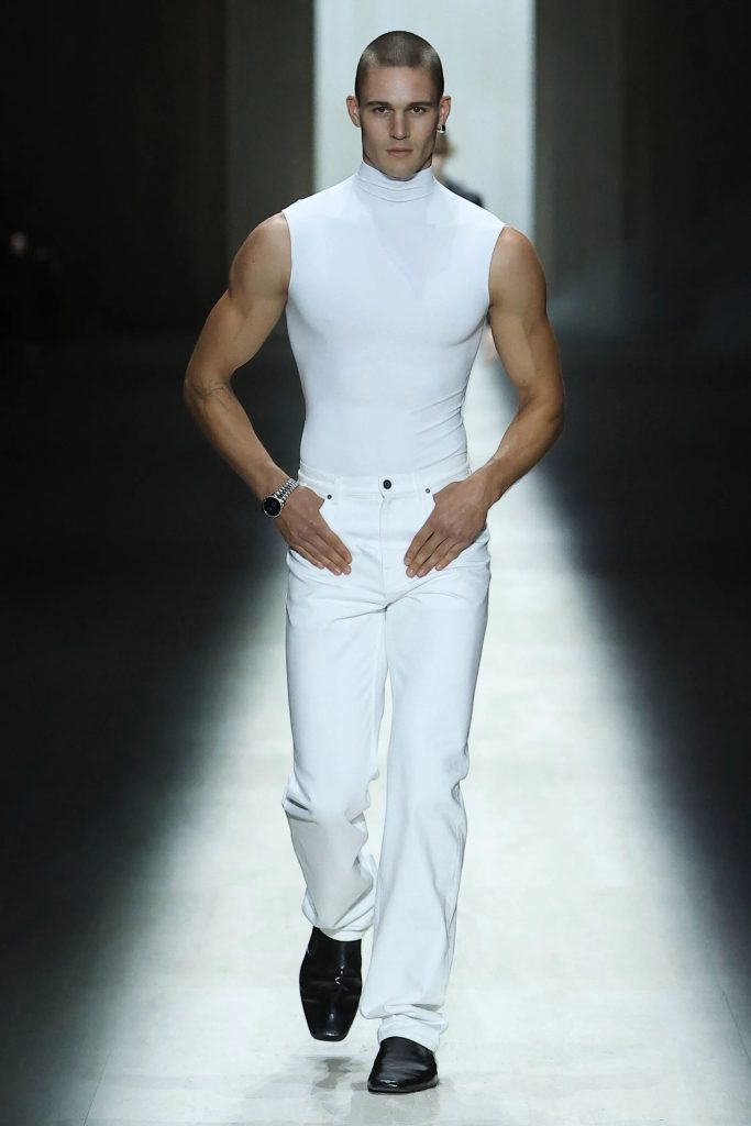 white jeans